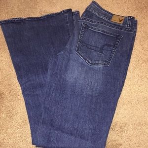 American Eagle hi-rise artist super stretch jeans
